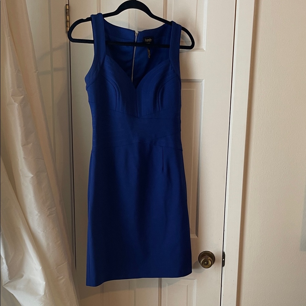 Laundry By Shelli Segal Royal Blue Mini Dress